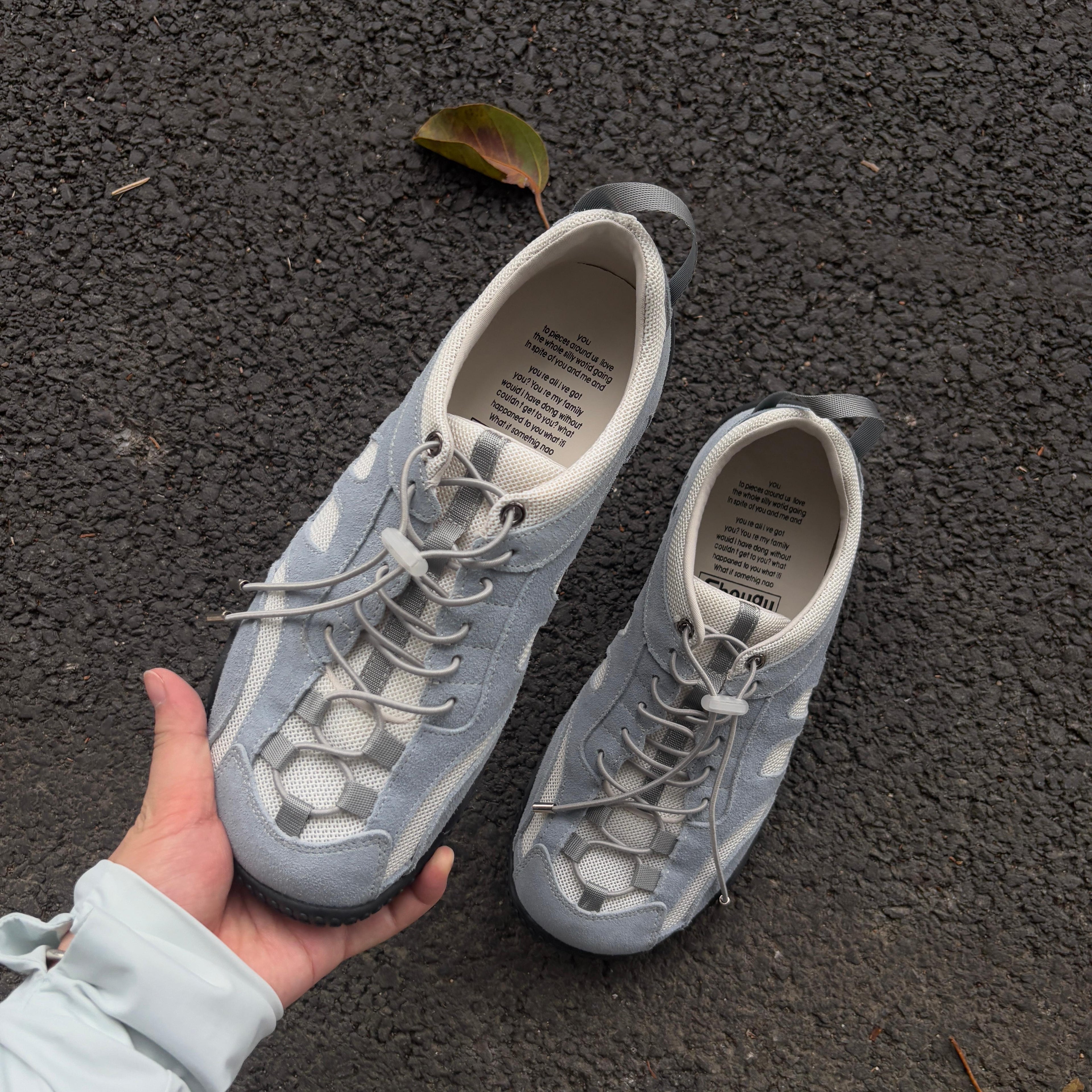 Wide-Toe Colorblock Barefoot Sneakers | Zero-Drop Cushion Sole
